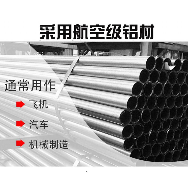 伸缩式梯子加粗铝合金便利节梯家用直梯安全工程梯带钩爬梯阁楼梯 三维工匠 直梯6.1米特厚带钩带平衡杆*德标家用梯高清大图