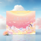 彩虹Rainbow上盖电热毯（暖身毯）双面提花法兰绒1.6米*1.3米 奶牛驼T1613-T