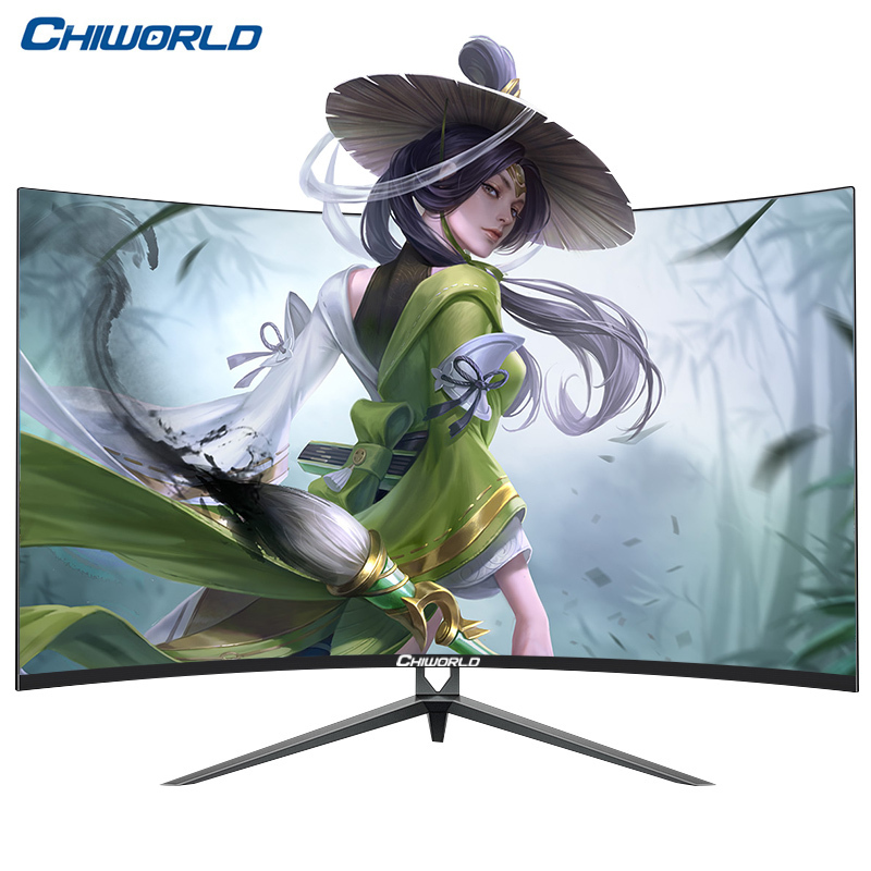 指天下 32英寸超薄曲屏 窄边框 液晶显示器 144hz HDMI高清游戏电竞曲面显示屏