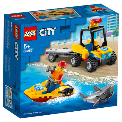 LEGO乐高城市系列全地形海滩救援车 60286玩具拼插积木5+男孩女孩生日礼物