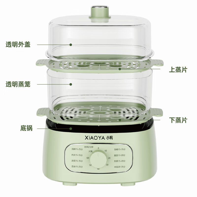 小鸭电蒸锅家用多功能WXY-YH024G高清大图