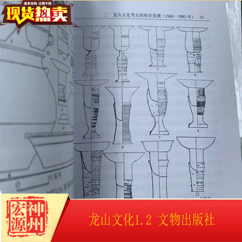 [醉染正版]正版新书 龙山文化1.2 20世纪中国文物考古发现与研究丛书 张学海中国文明起源期考古学文化古代区域文化高清大图