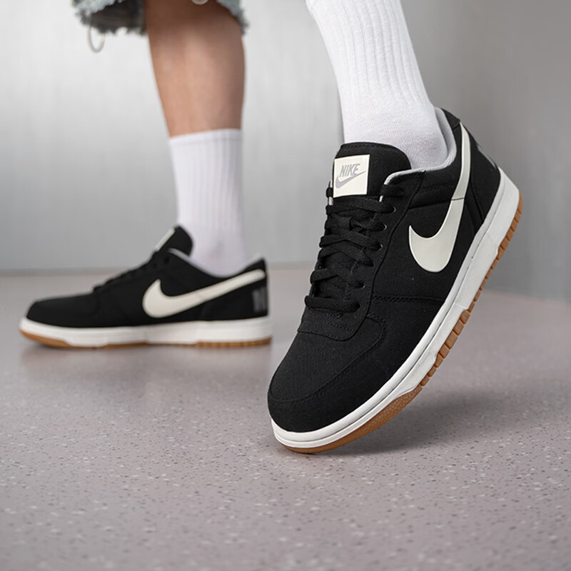 耐克（NIKE）男鞋新款运动鞋BIG LOW LUX低帮板鞋耐磨轻便透气休闲鞋854166-003 ZP高清大图