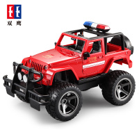 双鹰doubleeagle jeep儿童玩具遥控越野汽车 jeep正版授权 警务消防救援车充电大号 E549-001