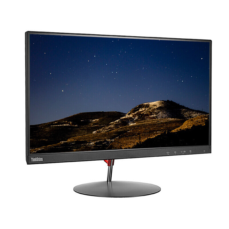 联想(ThinkVision)X22 21.5英寸纤薄窄边框 高清全金属支架 IPS显示器(HDMI/VGA接口)