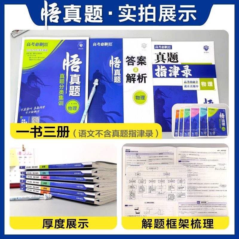 [全国通用]全套9本 全国通用 [正版]2025适用 高考真题分类集训悟真题语文数学英语物理化学生物政治历史地理复习资料高清大图