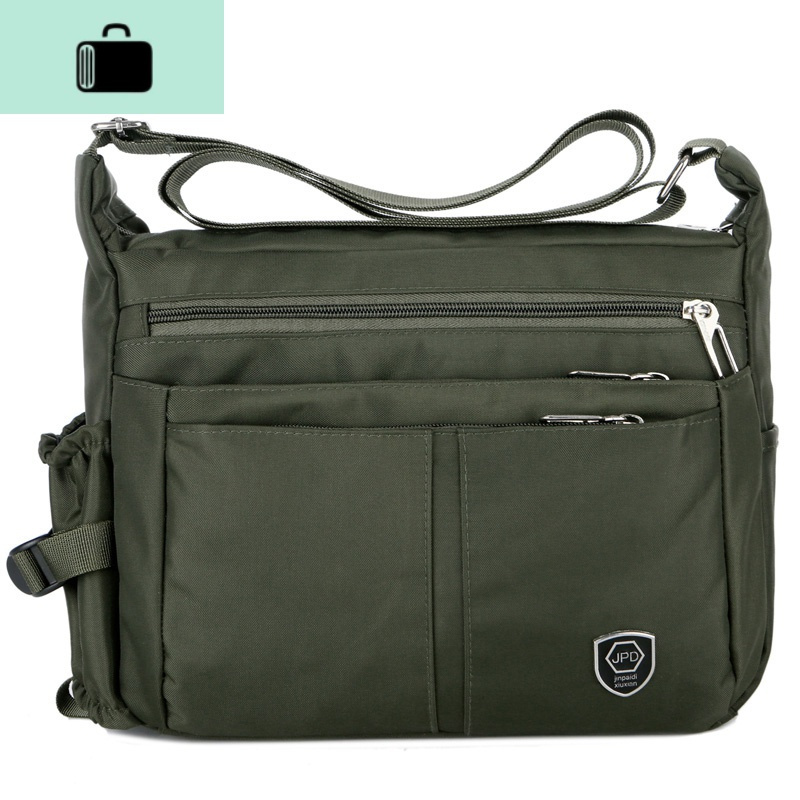 布防水大容量斜跨背包帆布男包户外休闲单肩斜挎包new lake男士斜挎包