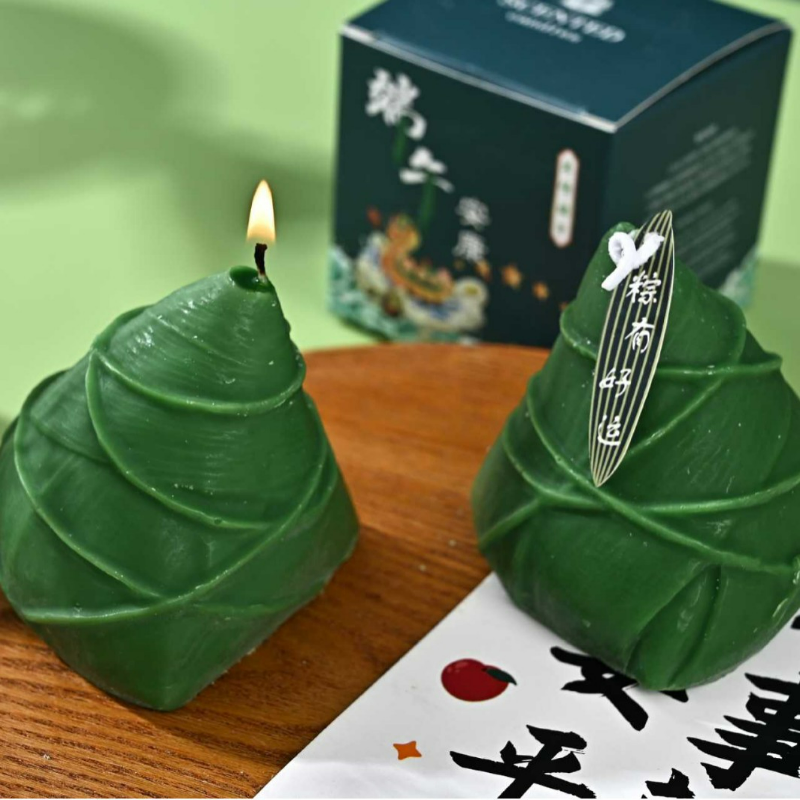 大迈质造创意端午节粽子香薰蜡烛氛围感香氛礼品伴手礼装饰摆件(1个)