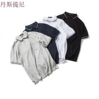东京衣柜男装夏季新款纯色翻领男士休闲短袖polo衫青年潮流体恤男