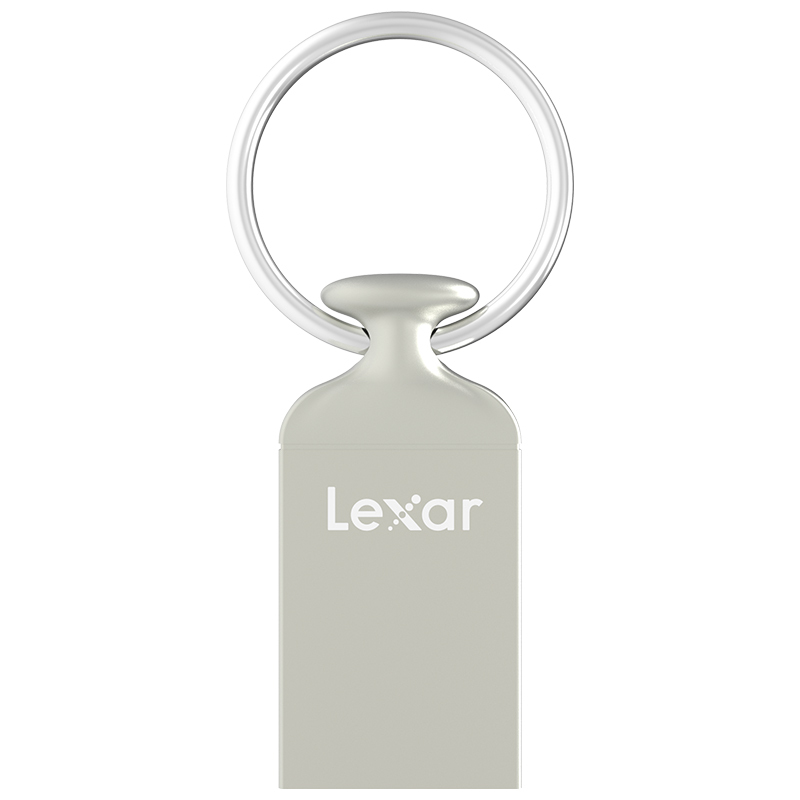 雷克沙(Lexar)M22 U盘 64GB USB2.0电脑车载迷你优盘闪存盘 金属外壳 银色