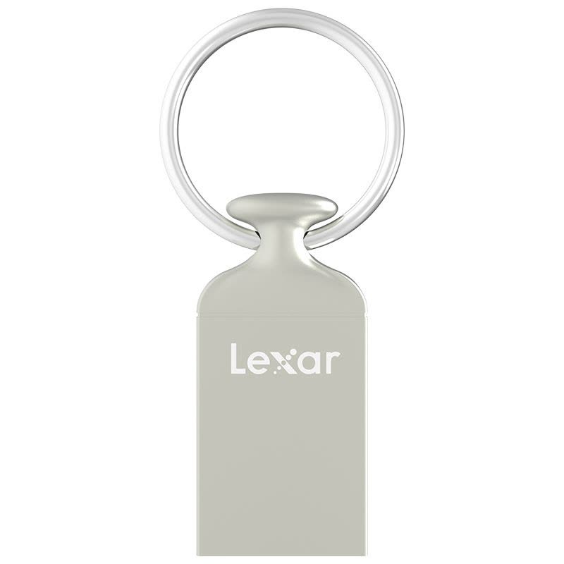 雷克沙(Lexar)M22 U盘 64GB USB2.0电脑车载迷你优盘闪存盘 金属外壳 银色图片