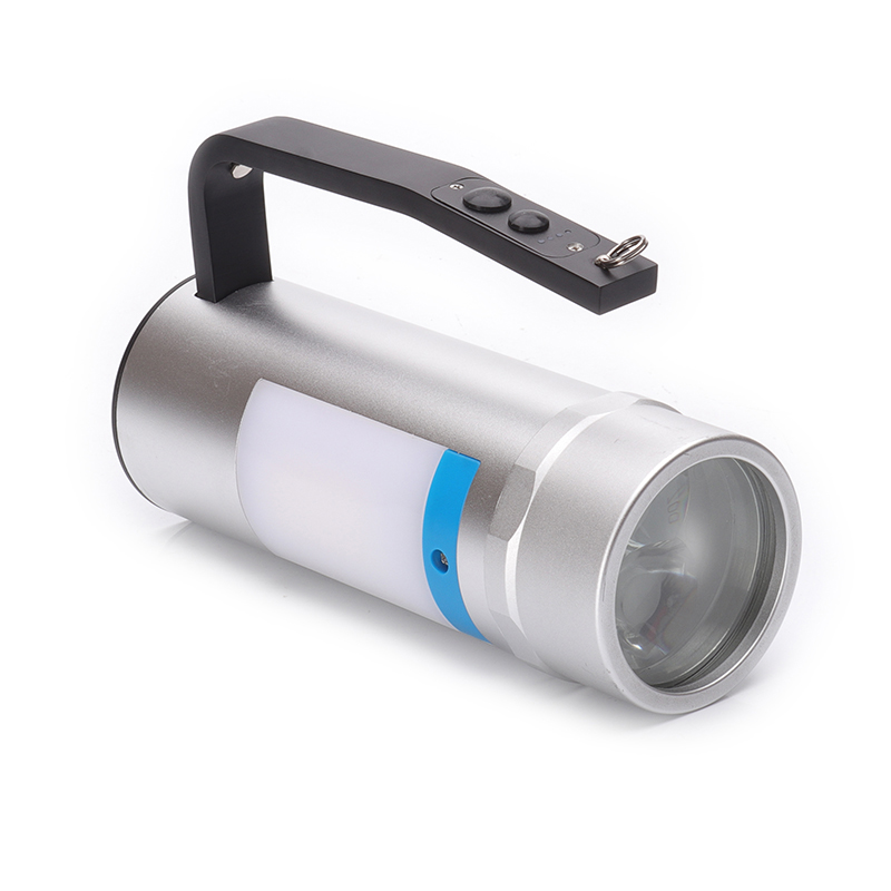 简鼎 JD6311D 2x12W IP67 DC22.2V 6844K LED 手提式探照灯(计价单位:盏)银色高清大图