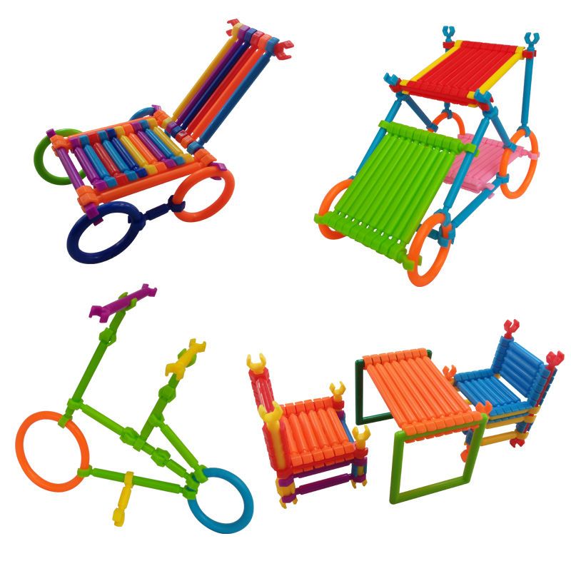 促销聪明棒拼装儿童拼图积木玩具幼儿园男女孩宝宝拼图