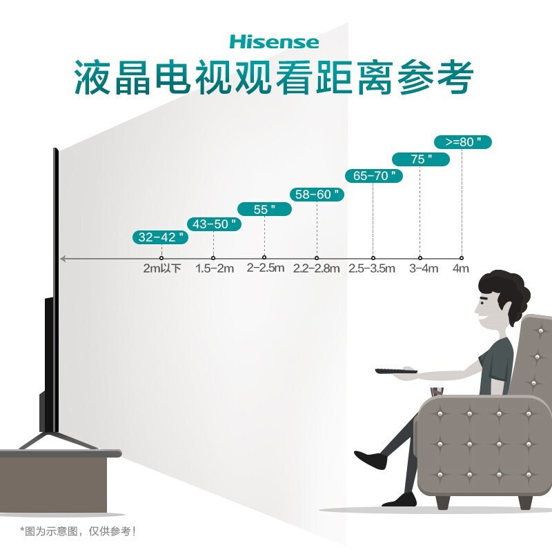 海信(Hisense) 43H3F 1GB+8GB 43英寸 亮黑高清电视机高清大图