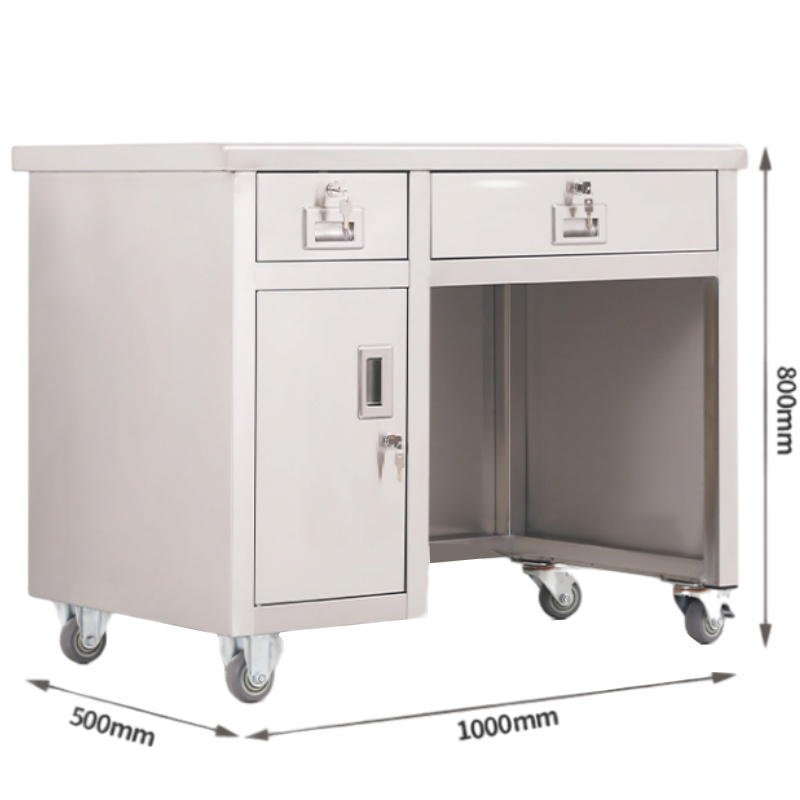 怡卓欧不锈钢工作桌1m左门张高清大图