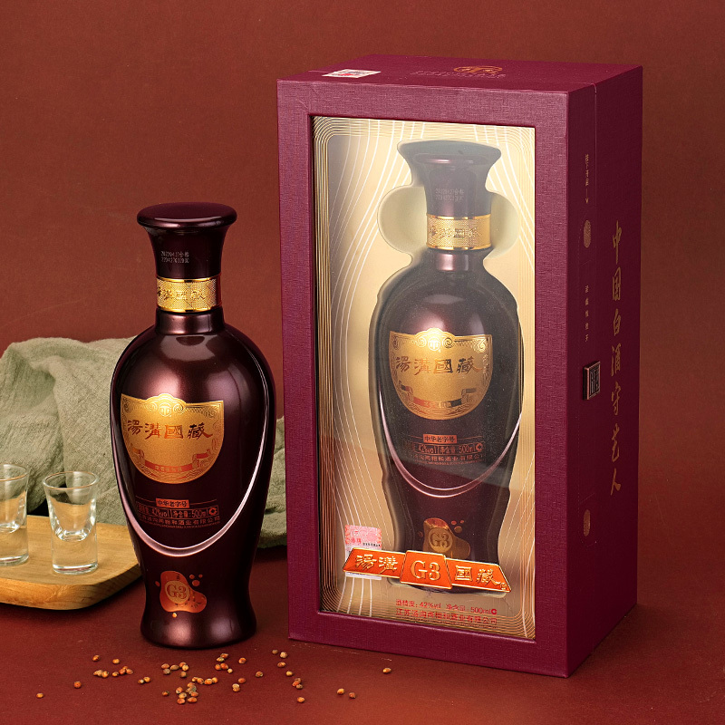 汤沟酒国藏g3浓香型白酒42度500ml4整箱装