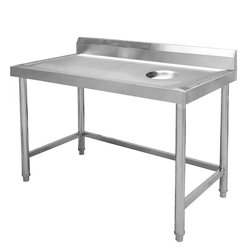 广亿隆定制厨房不锈钢剖杀台收残台加厚 1.8米WH-SCT1870#D/个