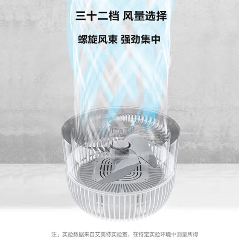 艾美特(Airmate) CA23-RD1 白色 空气循环扇 电风扇家用落地扇直流变频定时办公室风扇高清大图