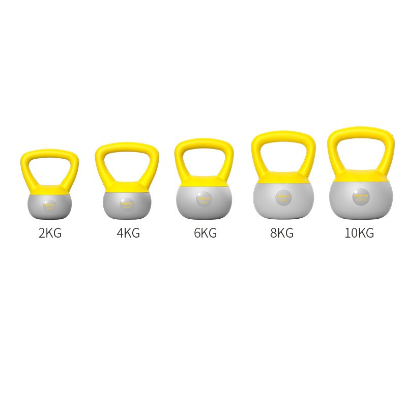 PROIRON普力艾 软壶铃男女士软体软底壶铃健身器材壶铃提壶哑铃 30kg 2/4/6/8/10套装
