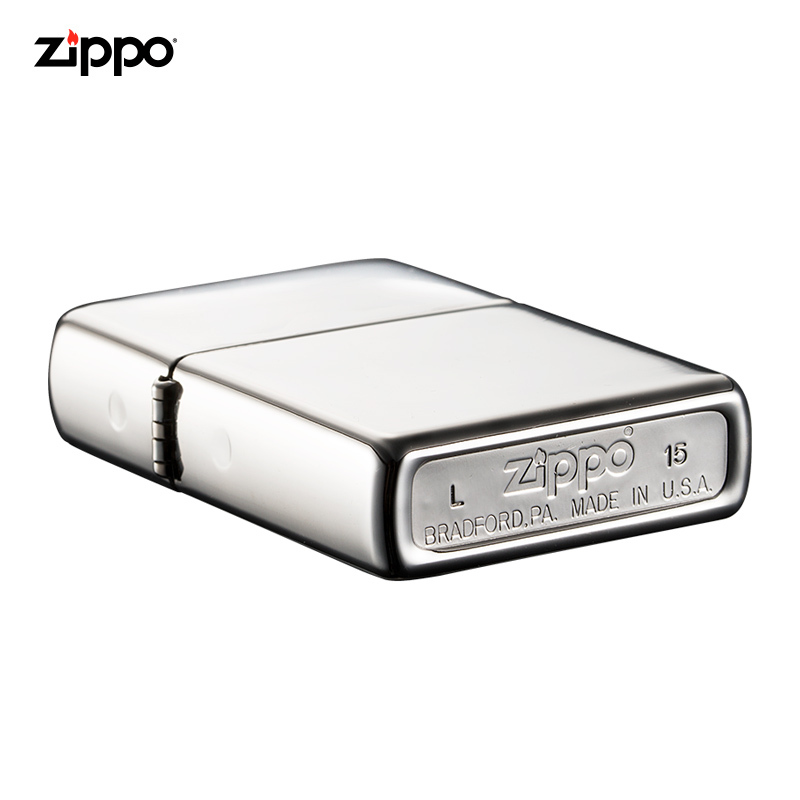 zippo芝宝打火机美国原装ZIPPO之宝防风煤油打火机250镜面250-042587