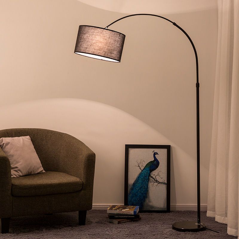 落地灯钓鱼台灯led遥控客厅卧室房闪电客简约网红创意轻奢立灯ins风