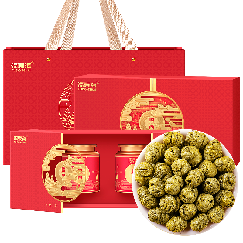 福东海铁皮石斛240克/盒 【120克(15克x8袋 )x2】 统货1.0-1.2