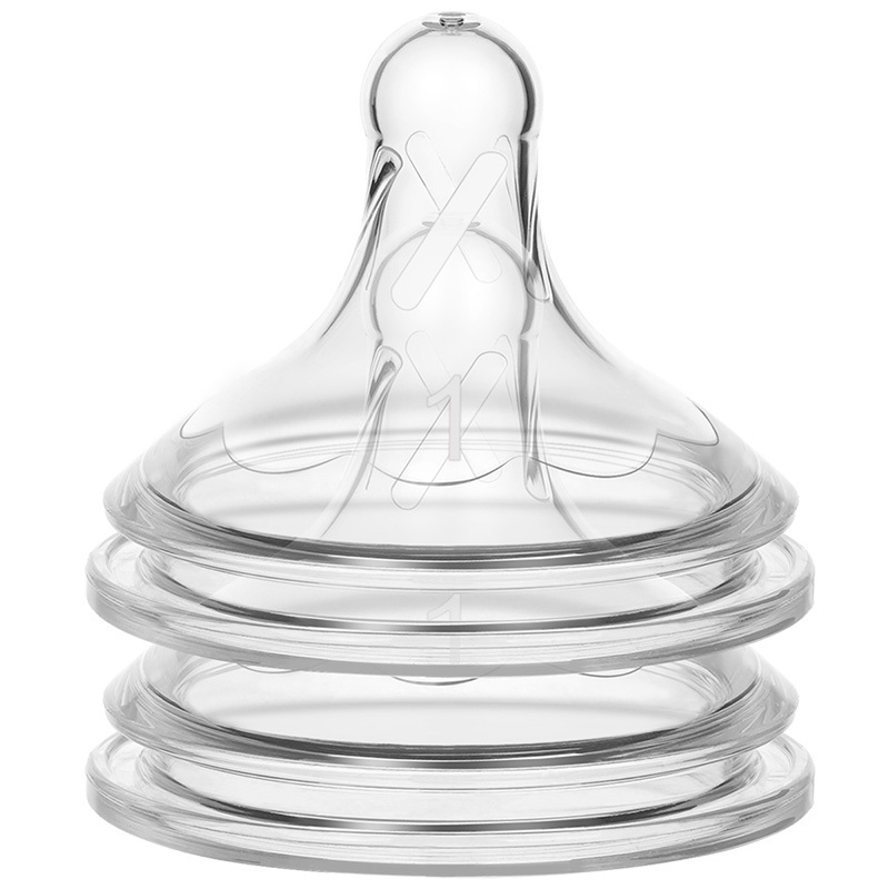 布朗博士(DrBrown’s)爱宝选PLUS流量1宽口硅胶奶嘴(2个装)高清大图