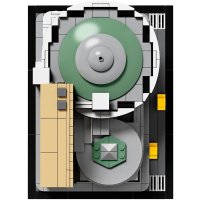 乐高(LEGO)建筑街景系列 儿童积木玩具塑料 (21035古根海姆博物馆) 12岁以上 200块以上