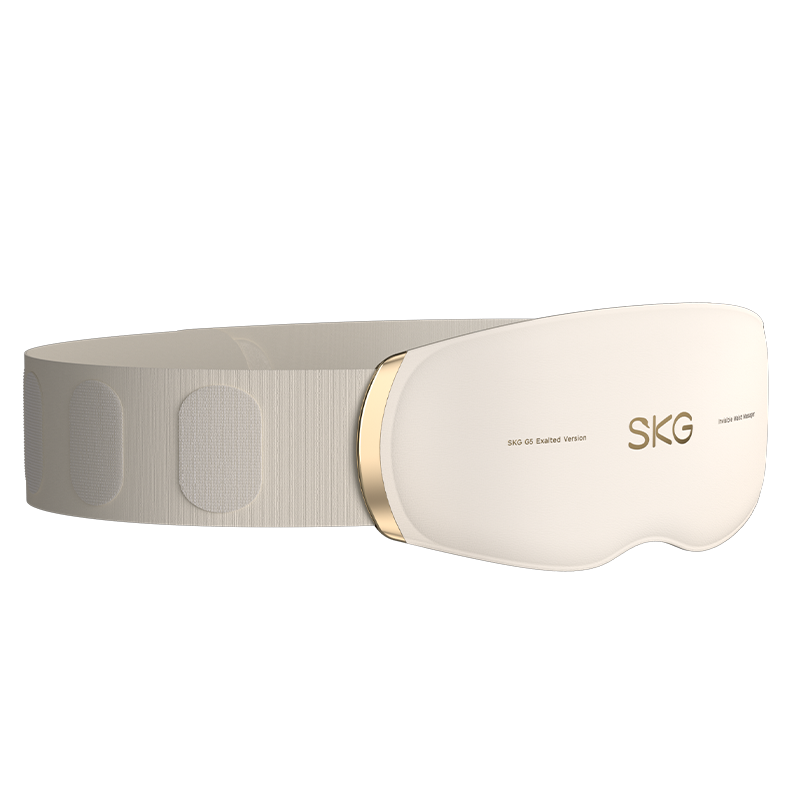 SKG 腰部按摩仪G5系列1代豪华款礼盒款 珍珠白高清大图
