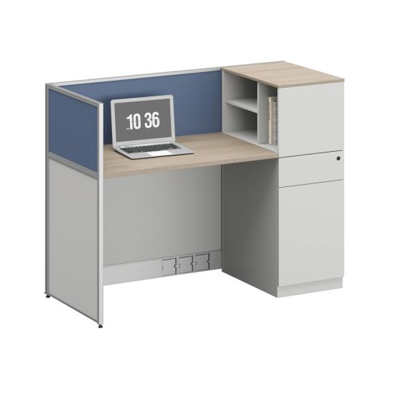 臻远ZYGW-084职员桌办公桌屏风工作卡位 直排单人位