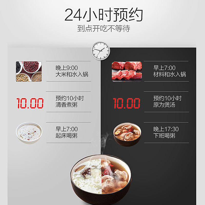 美的（Midea）电压力锅 MY-YL50EASY501 4.8L 一锅双胆 大火力浓香压力锅 电饭煲