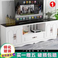 电视柜现代简约小户型客厅边柜组合欧式钢化玻璃地柜卧室电视机柜