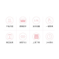 尊威【JOUE】迷你电饭煲 不粘内胆 1.5L便携式小电饭煲 1~2人适用 迷你电饭煲