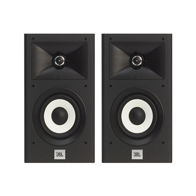 JBL STAGE 120BLK 书架箱 音响 音箱 家庭影院环绕 电视音响 组合音响 客厅影院 黑色(对)