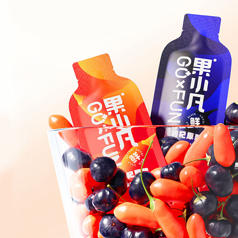 百瑞源 果小凡早红晚黑枸杞原浆礼盒1800ml高清大图
