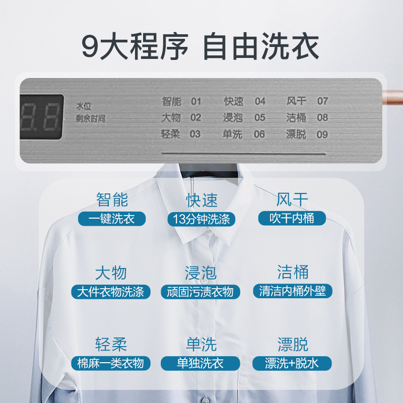 威力（weili）大容量15公斤kg全自动波洗衣机