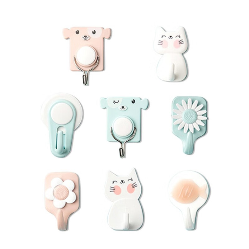 茶花(CHAHUA) 挂钩壁挂粘胶 淘气狗粘钩(1*2)棕色29621K尺寸:6.6*8.1*2.2cm高清大图