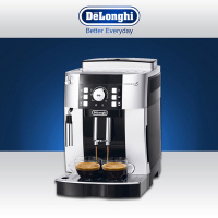 德龙（Delonghi） ECAM21.117.SB 咖啡机全自动 意式泵压 自动磨豆 进口豆粉两用 银黑色