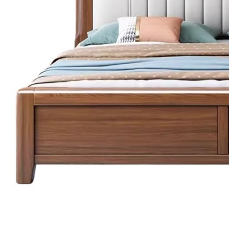 乐琪艺 实木床 1.5m 张高清大图