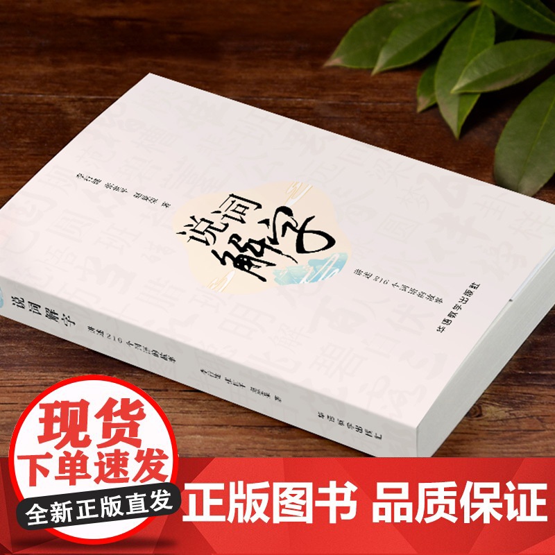 正版 说词解字 收字词近300条汉语词语释义字形源流声韵演变意义引申典故趣闻语文基础知识字词典百科全书语言文学入门高清大图