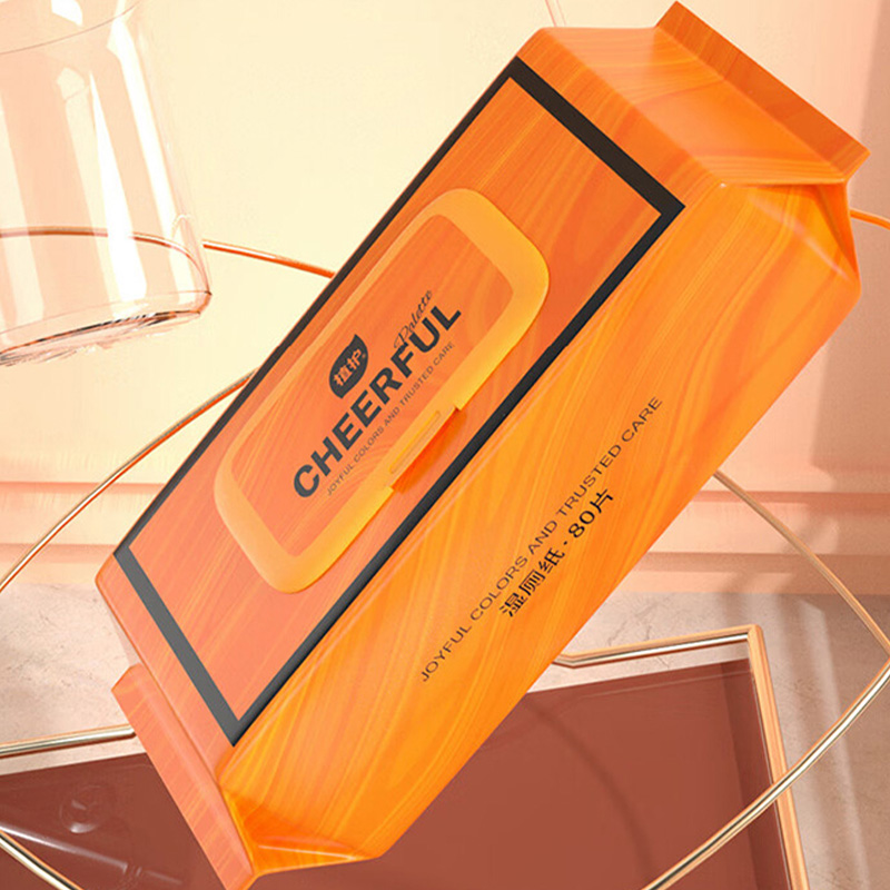 植护湿厕纸1层80片*3包大包悦色橙系列ZH522460N3高清大图