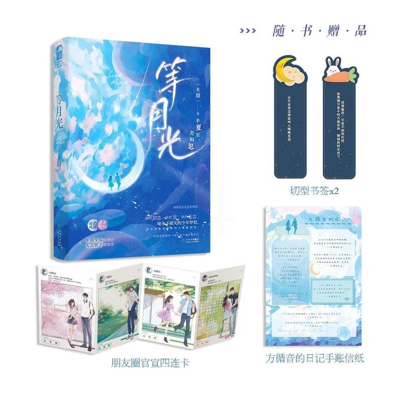 [正版] 等月光 木甜 青春校园暗恋成真初恋救赎青现代都市甜宠言情小说实体书籍 大鱼文化 过秋天 作者高清大图
