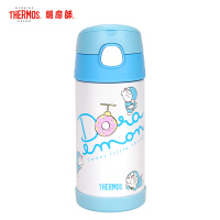 [膳魔师旗舰店]膳魔师不锈钢儿童保温杯吸管杯F4011 DRM BLA蓝色机约350ML 304不锈钢THERMOS通用
