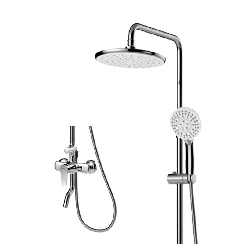 箭牌arrow三功能淋浴花洒套装铜质可旋转浴室顶喷淋浴器ax3304scp