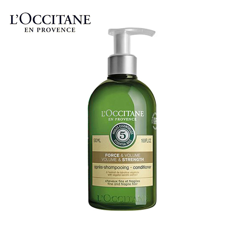 欧舒丹(L’OCCITANE)5合1草本菁纯强韧丰盈护发素500ml