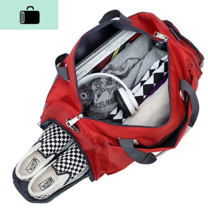 大容量旅行袋手提旅行包衣服包行李包女防水旅游包男健身包待产包NEW LAKE女士手提包图片