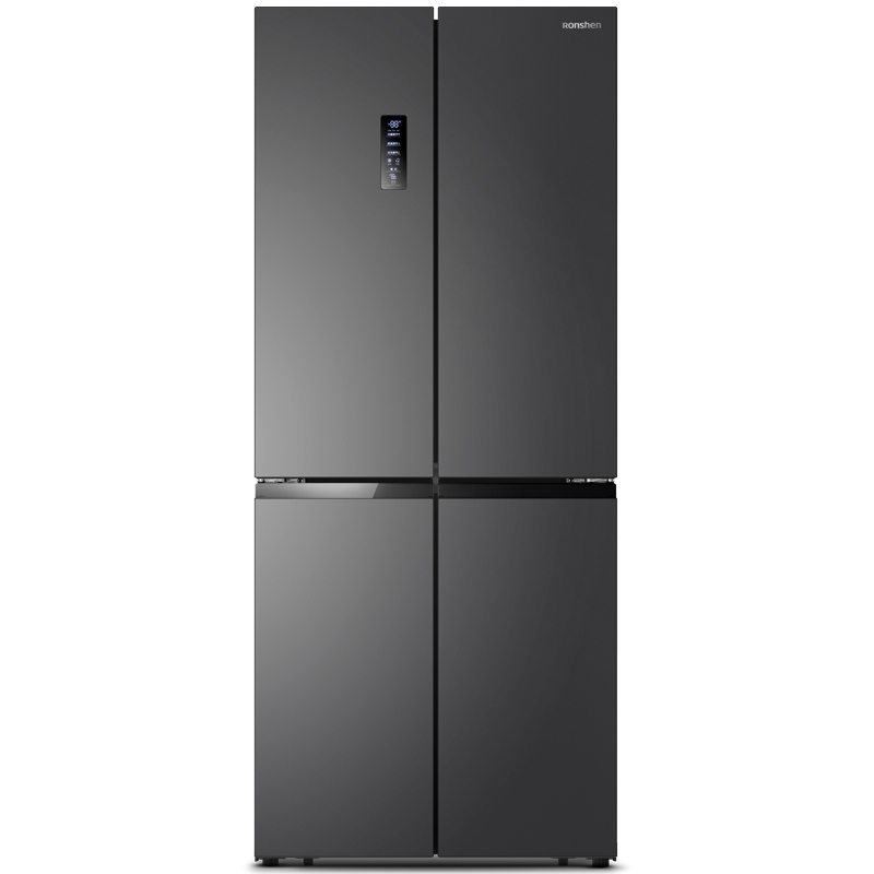容声465l十字对开双开四门一级超薄变频风冷无霜家用节能冰箱 墨韵灰