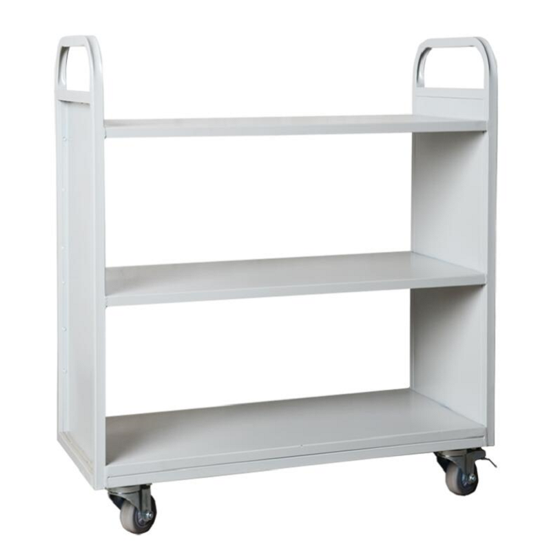 心业图书馆三层带滚轮移动书柜XY-SSG1书柜 此产品单件不出售批量请联系客服(仅在线下销售,仅供安徽政府部门批量采购