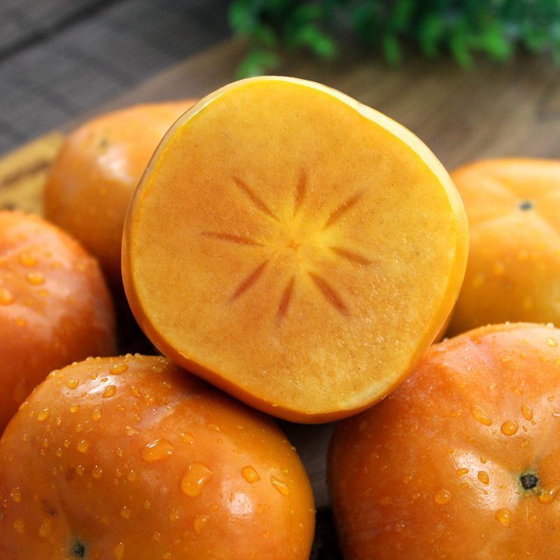 [西沛生鲜]广西脆柿子 新鲜水果 净重4.