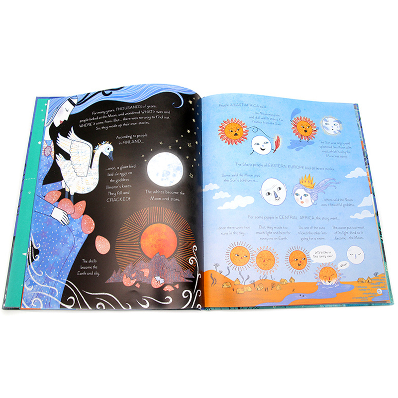 [正版]月亮 英文原版精装绘本 The Usborne Book of the Moon 科普认知 儿童英语启蒙认知单